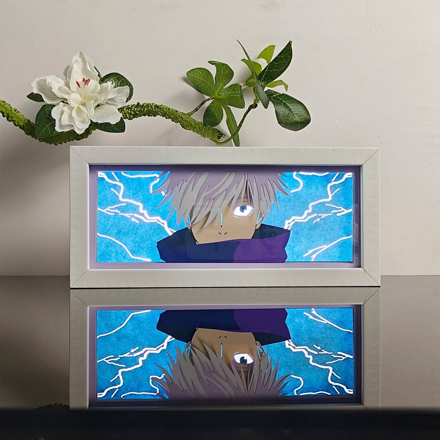 3D Anime Motion LED Lightbox – RGB Night Lamp for Bedroom & Desk Decor