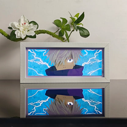3D Anime Motion LED Lightbox – RGB Night Lamp for Bedroom & Desk Decor