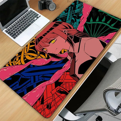 Chainsaw Man XL Gaming Desk Mat – Anime Extended Mousepad
