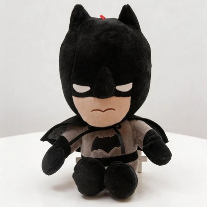 27cm Cute Anime Batman Plush Toy – Soft Stuffed Superhero Doll Gift