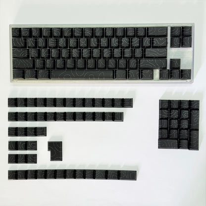 Aurora SideGlow Keycaps – Gradient RGB Shine-Through PBT