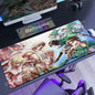 Attack on Titan XXL Gaming Mouse Pad – Anime Desk Mat (90×40cm) with Non-Slip Base & Stitched Edges