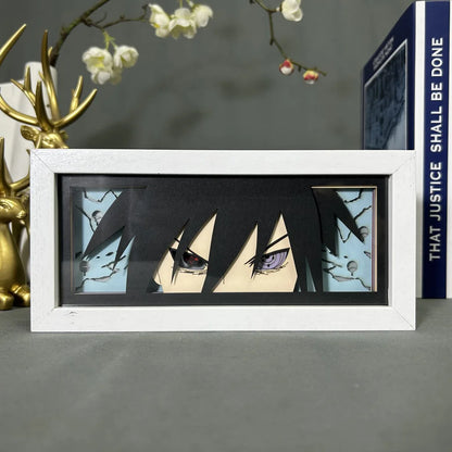 Uchiha Sasuke & Uzumaki Naruto 3D Anime LED Light Box