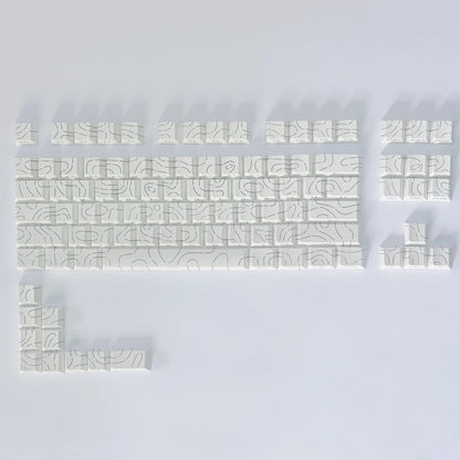 Aurora SideGlow Keycaps – Gradient RGB Shine-Through PBT