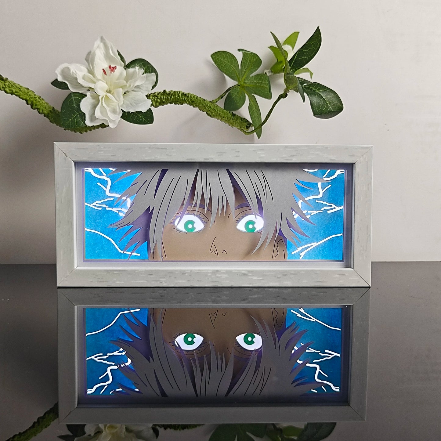 3D Anime Motion LED Lightbox – RGB Night Lamp for Bedroom & Desk Decor