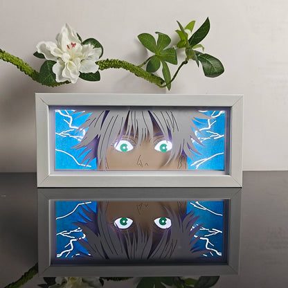 3D Anime Motion LED Lightbox – RGB Night Lamp for Bedroom & Desk Decor