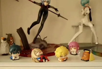 Chainsaw Man Kawaii Mini Figure Set – Chibi PVC Collectibles