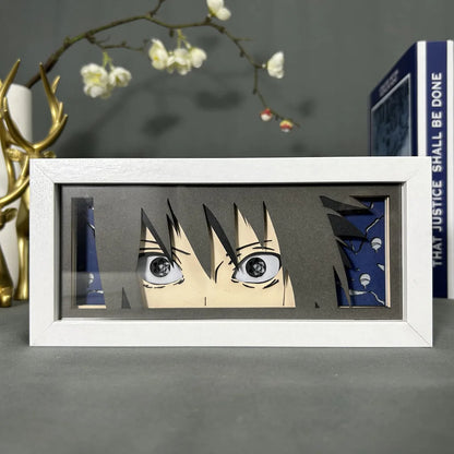 Uchiha Sasuke & Uzumaki Naruto 3D Anime LED Light Box