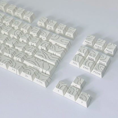 Aurora SideGlow Keycaps – Gradient RGB Shine-Through PBT