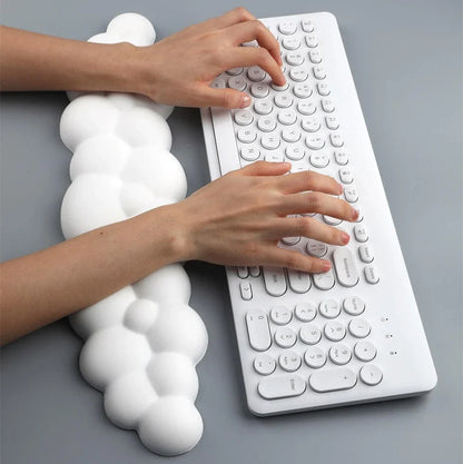 Ergonomic Cloud Wrist Rest Mouse Pad & Keyboard Support Set