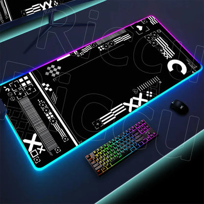 RGB XXL Gaming Mouse Pad – LED Backlit CSGO Desk Mat | Large Non-Slip Keyboard & Mouse Pad for PC Gaming Setup