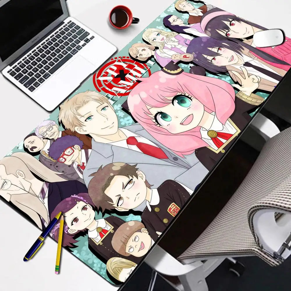 SPY×FAMILY Anya Forger XXL Gaming Mouse Pad (900×400mm) – Kawaii Anime Desk Mat with Anti-Slip Base
