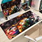 Demon Slayer Gaming Mouse Pad XL – HD Printed Extended Desk Mat for PC & Laptop Setup – Non-Slip Rubber Base, Stitched Locking Edges, Smooth Precision Surface for Gaming & Office Use