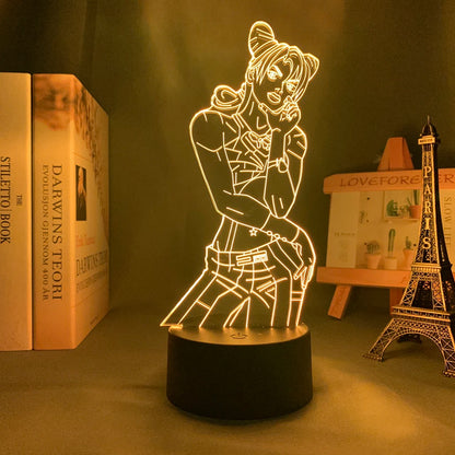 JoJo's Bizarre Adventure Hol 3D LED Night Light
