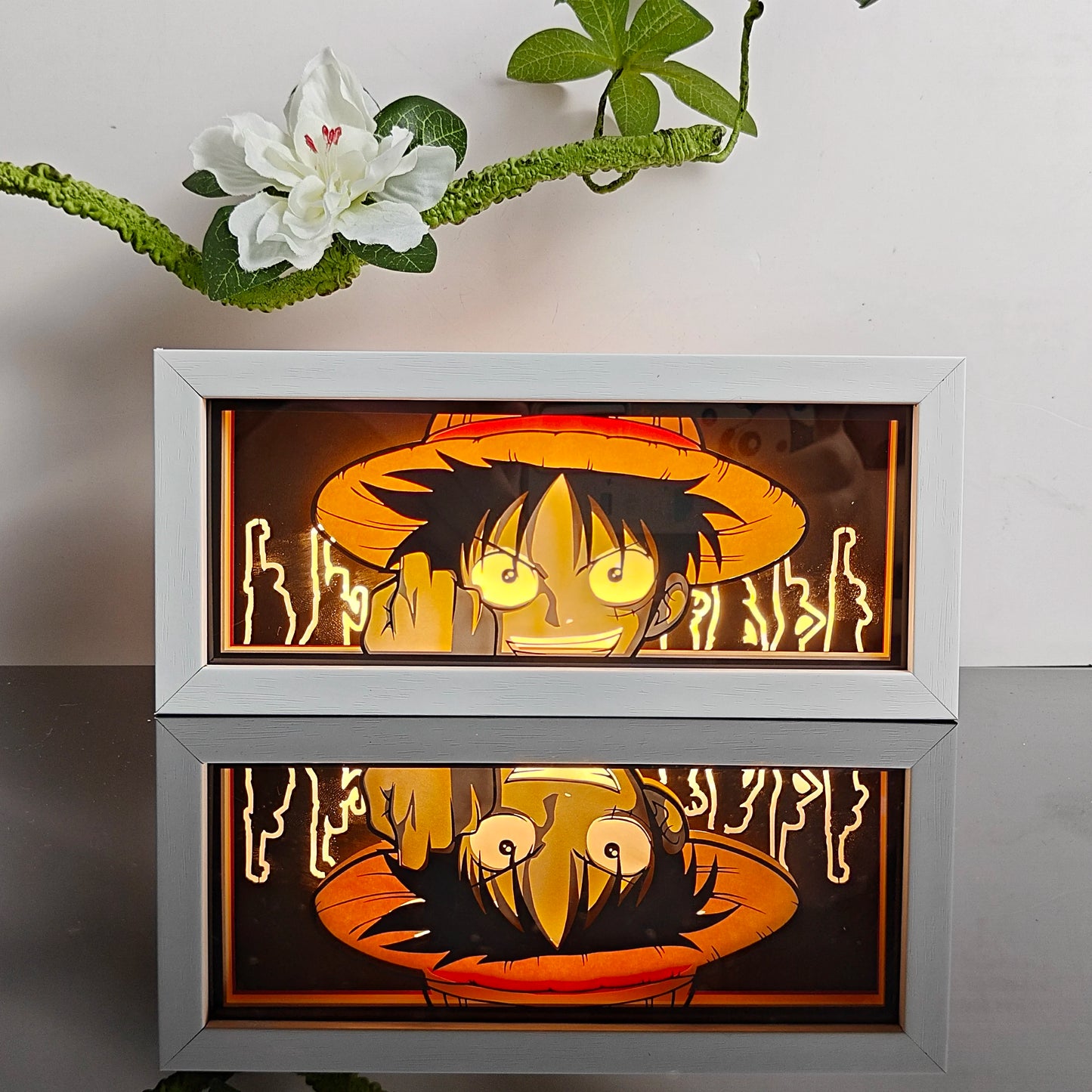 3D Anime Motion LED Lightbox – RGB Night Lamp for Bedroom & Desk Decor