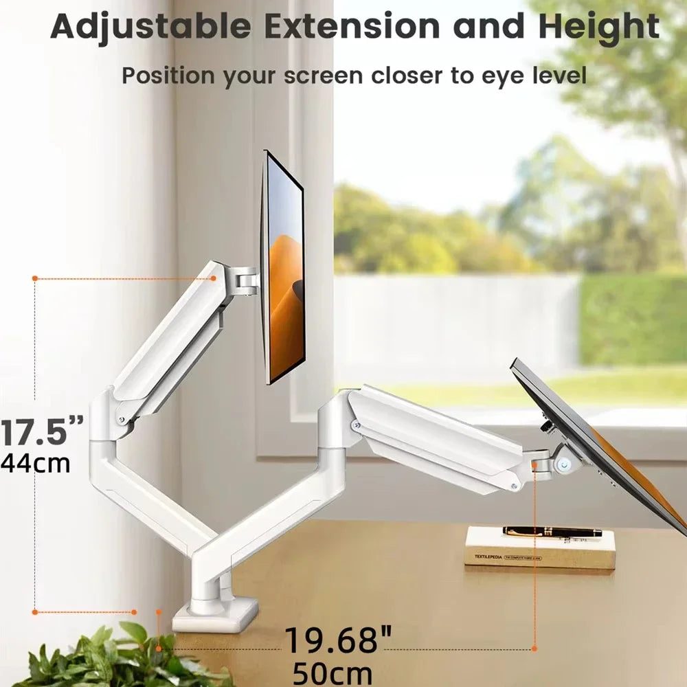 FlexView Pro Dual Monitor Arm (13–32")