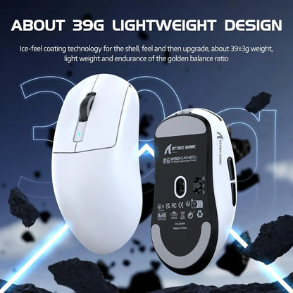 Attack Shark R6 Ultra-Light Wireless Gaming Mouse