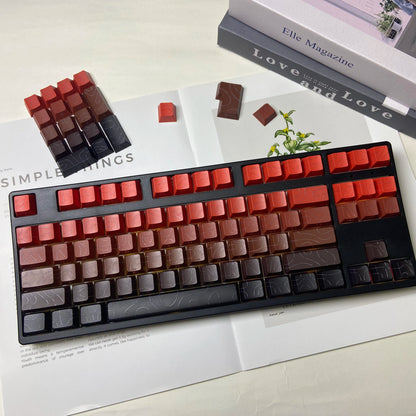 Aurora SideGlow Keycaps – Gradient RGB Shine-Through PBT