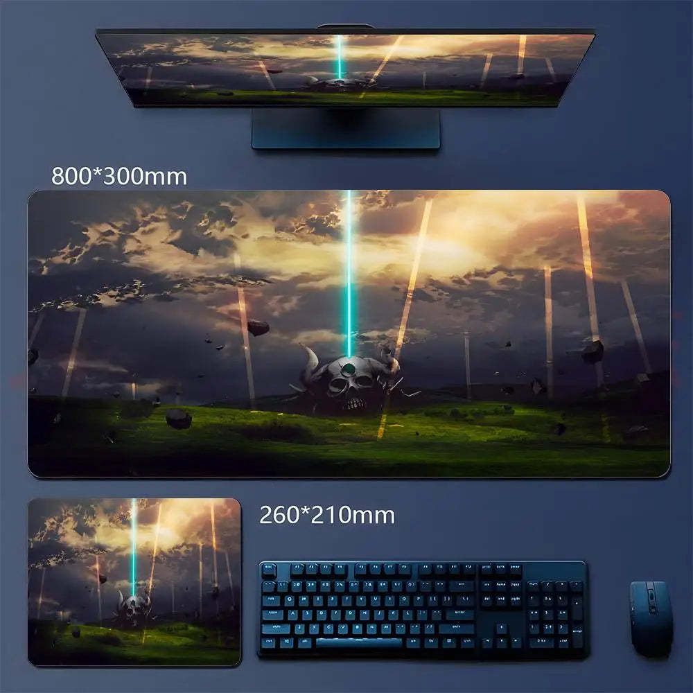 Black Clover Anime Gaming Mouse Pad XXL – Waterproof Non-Slip Desk Mat (Asta & Magic Grimoire Design)