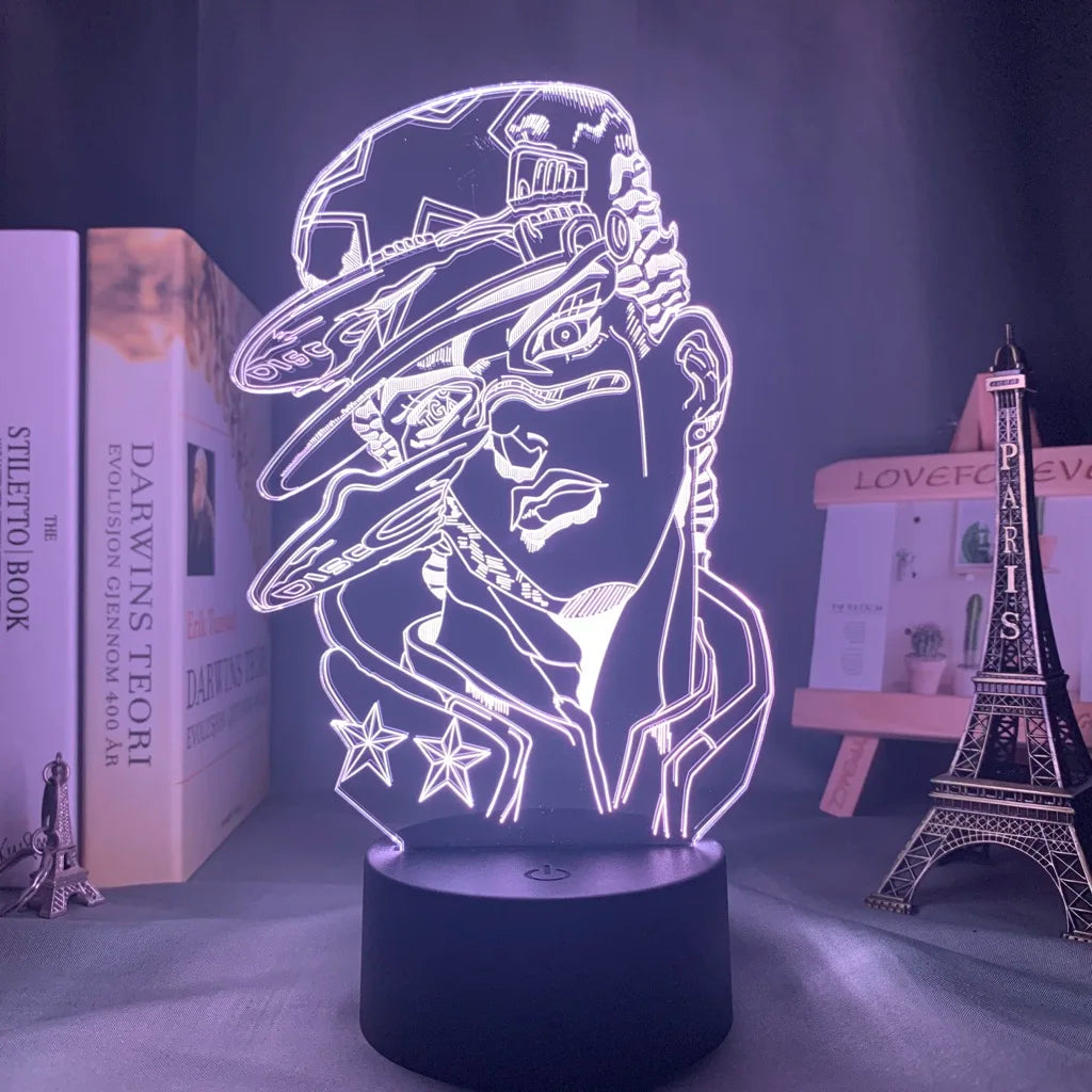 JoJo's Bizarre Adventure Hol 3D LED Night Light