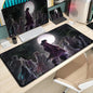 Demon Slayer Gaming Mouse Pad XL – HD Printed Extended Desk Mat for PC & Laptop Setup – Non-Slip Rubber Base, Stitched Locking Edges, Smooth Precision Surface for Gaming & Office Use