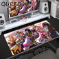 Demon Slayer XXL Gaming Mouse Pad – HD Anime Desk Mat with Non-Slip Base & Stitched Edges