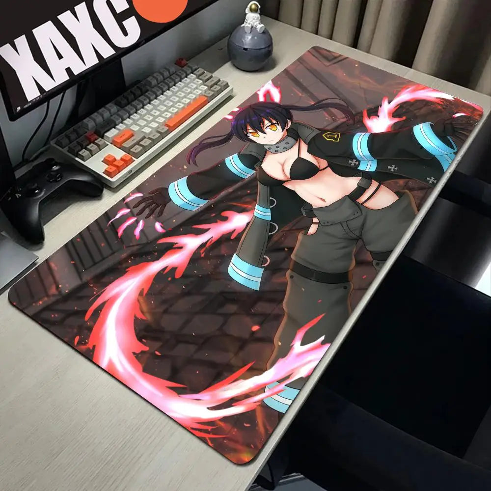Inferno XL Gaming Desk Mat 1200x600mm – Extended Speed Mousepad