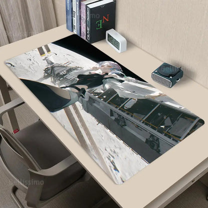 Cyberpunk: Edgerunners XXL Gaming Mouse Pad – Anime Desk Mat, Non-Slip Rubber Extended Keyboard & Mouse Mat for PC Gaming Setup
