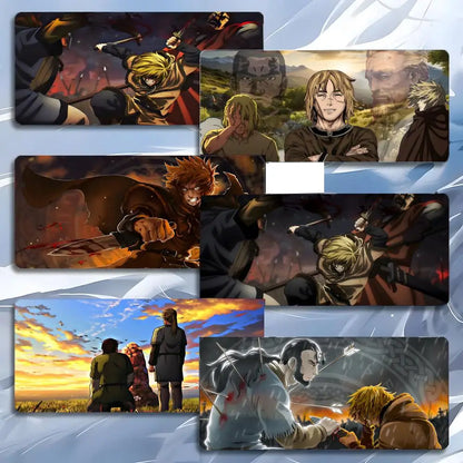 Vinland Saga XL Gaming Desk Mat – LockEdge Edition | Anime Mousepad