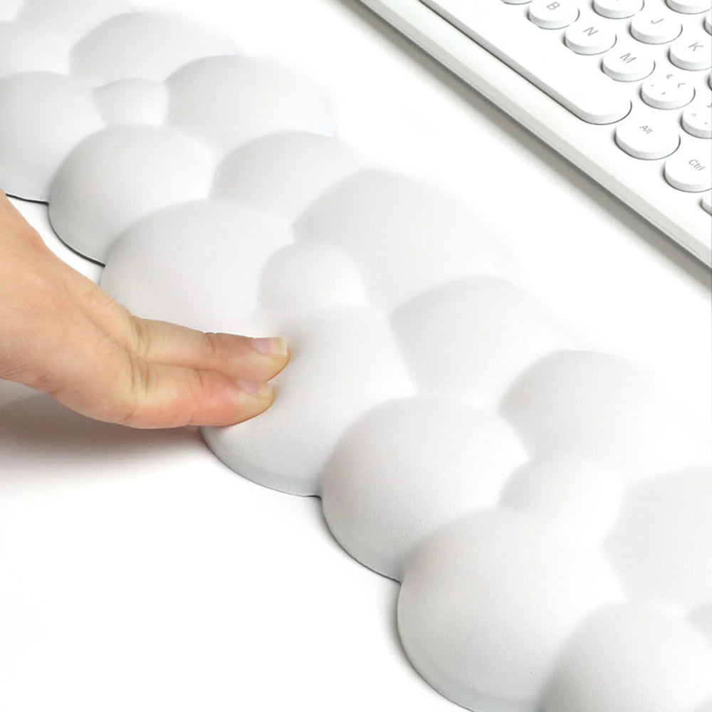 Ergonomic Cloud Wrist Rest Mouse Pad & Keyboard Support Set