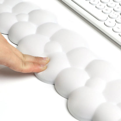 Ergonomic Cloud Wrist Rest Mouse Pad & Keyboard Support Set