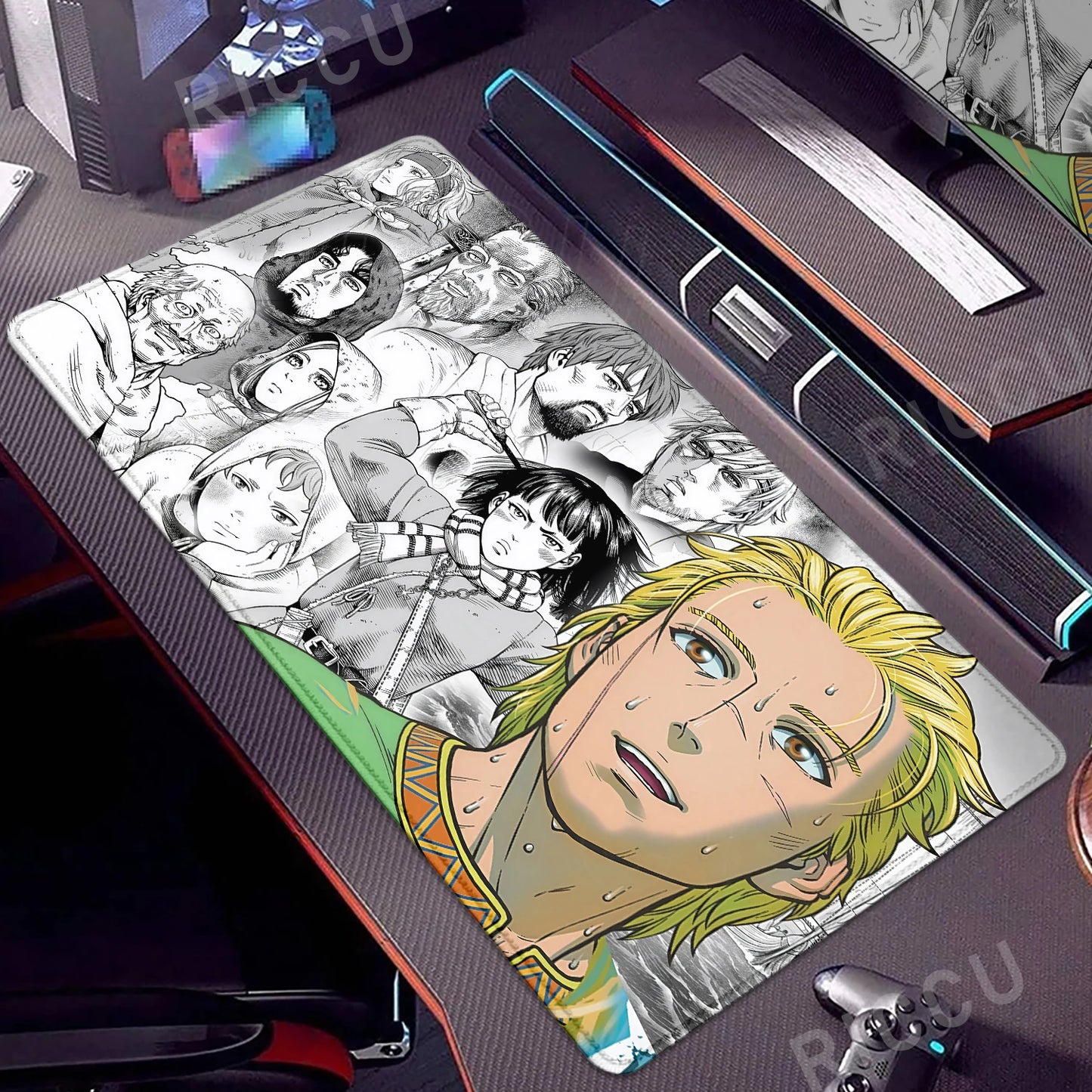 Vinland Saga XL E-Sports Desk Mat – LockEdge Edition | Anti-Slip Anime Mousepad