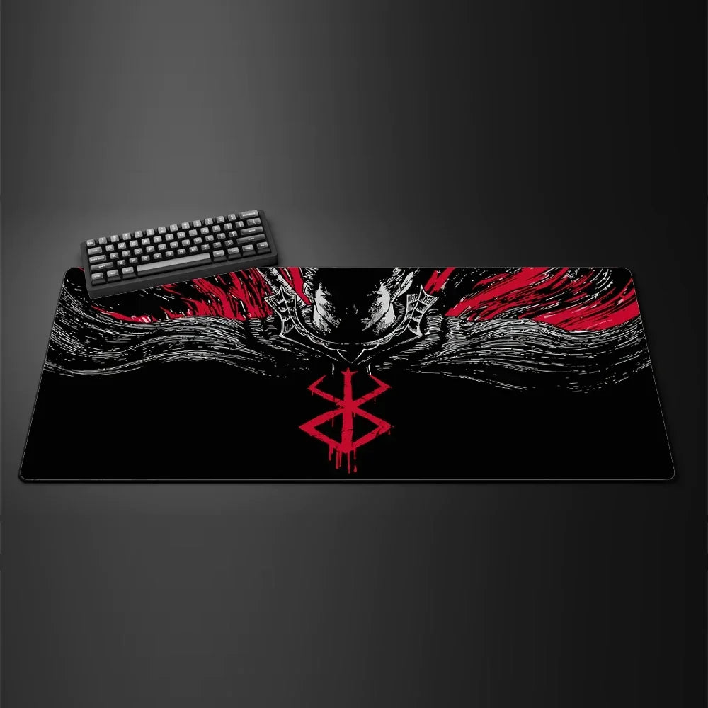 Berserk Guts Anime XXL Gaming Mouse Pad – Varmilo Style Desk Mat