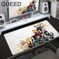 Demon Slayer XXL Gaming Mouse Pad – HD Anime Desk Mat with Non-Slip Base & Stitched Edges