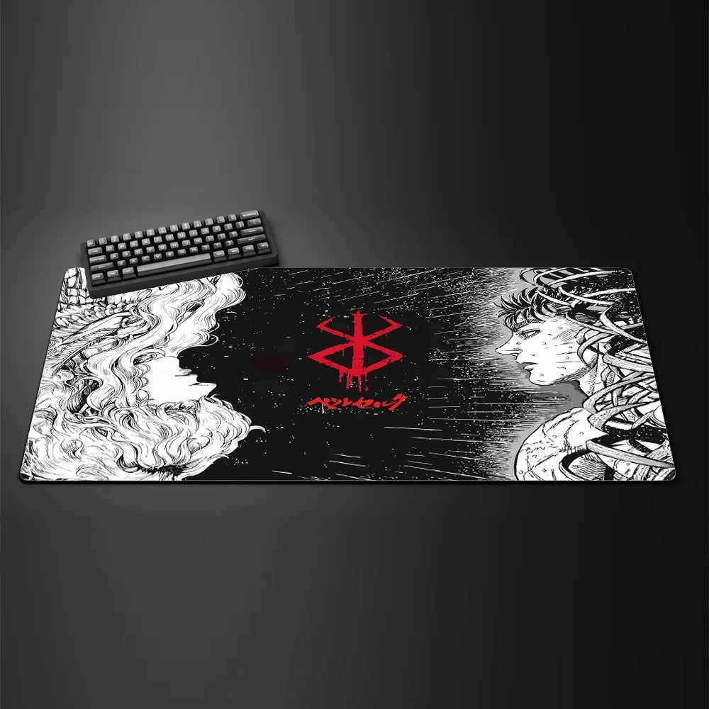 Berserk Guts Anime XXL Gaming Mouse Pad – Varmilo Style Desk Mat