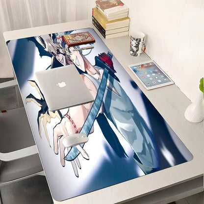 Black Clover Anime Gaming Mouse Pad XXL – Waterproof Non-Slip Desk Mat (Asta & Magic Grimoire Design)