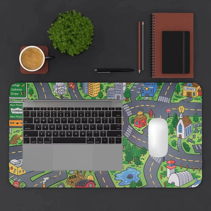 Retro City XXL Gaming Mouse Pad – Vintage Car Desk Mat