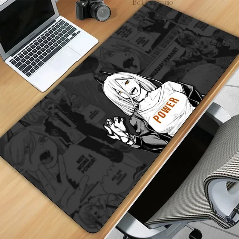Chainsaw Man XL Gaming Desk Mat – Anime Extended Mousepad