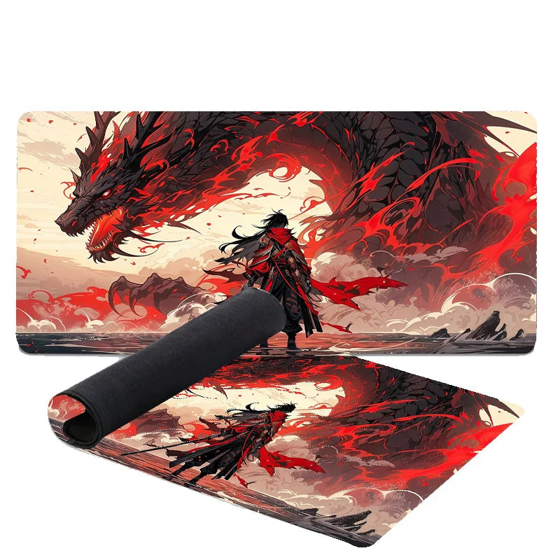 Anime Dragon Boy Large Gaming Mouse Pad Desk Mat