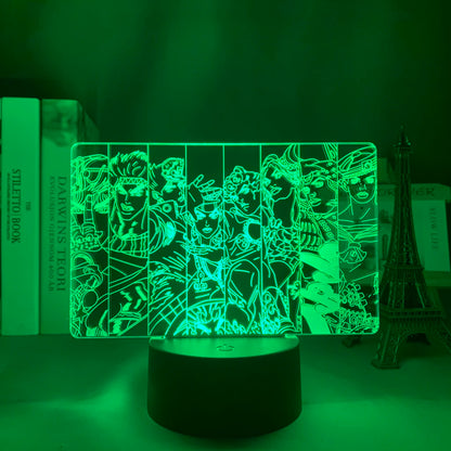 JoJo's Bizarre Adventure Hol 3D LED Night Light