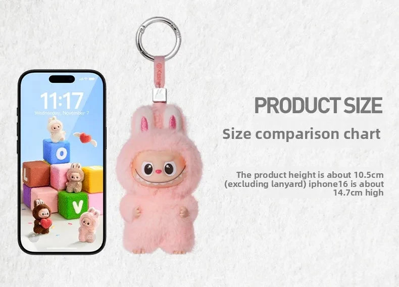 Labubu Plush Doll – Collectible Designer Toy Figure | Cute Plush Gift for Kids & Collectors