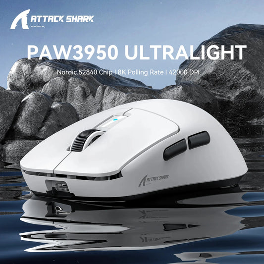 Attack Shark R6 Ultra-Light Wireless Gaming Mouse