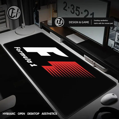 F1 Racer 33 XXL Gaming Desk Mat – Non-Slip Mousepad