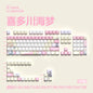 NEON SHOGUN Keycap Set – 129-Key Anime PBT Side-Glow Edition