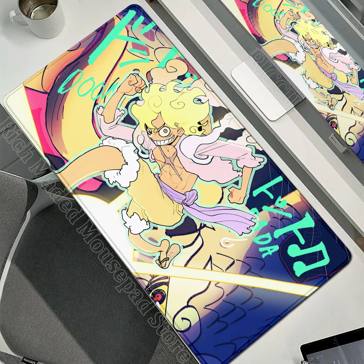 Anime XXL Gaming Desk Mat 1200x600mm – Extended Speed Surface