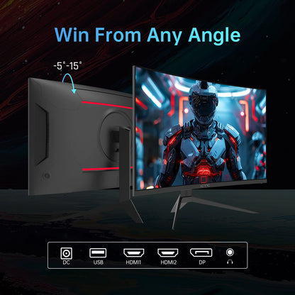 KTC 32” Curved Gaming Monitor 240Hz 1500R 1080P 1ms HDR10 FreeSync G-Sync Compatible – Ultra Smooth Esports Display