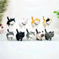 9-Piece Cute Cat Figurine Set