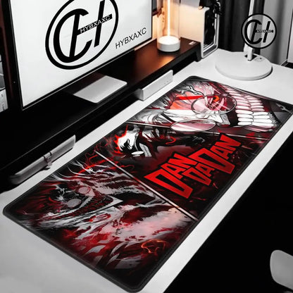 Dandadan Ayase Momo & Takakura Ken XXL Gaming Mouse Pad – Anime Desk Mat with Non-Slip Base