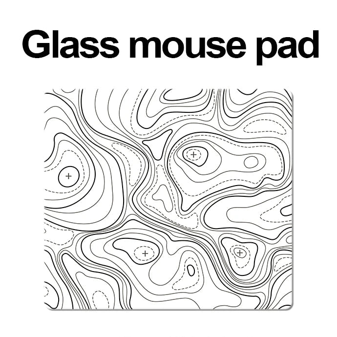SolarGlide XXL – Ultra-Smooth Glass Gaming Mouse Pad for Precision Aim (FPS Ready)