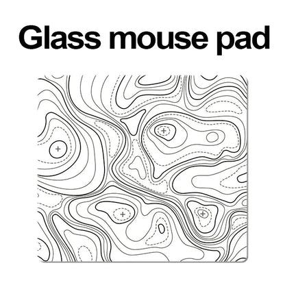 SolarGlide XXL – Ultra-Smooth Glass Gaming Mouse Pad for Precision Aim (FPS Ready)